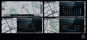 벤츠, MBUX 내비게이션으로 '코로나19 신속항원검사소' 정보 제공한다 
