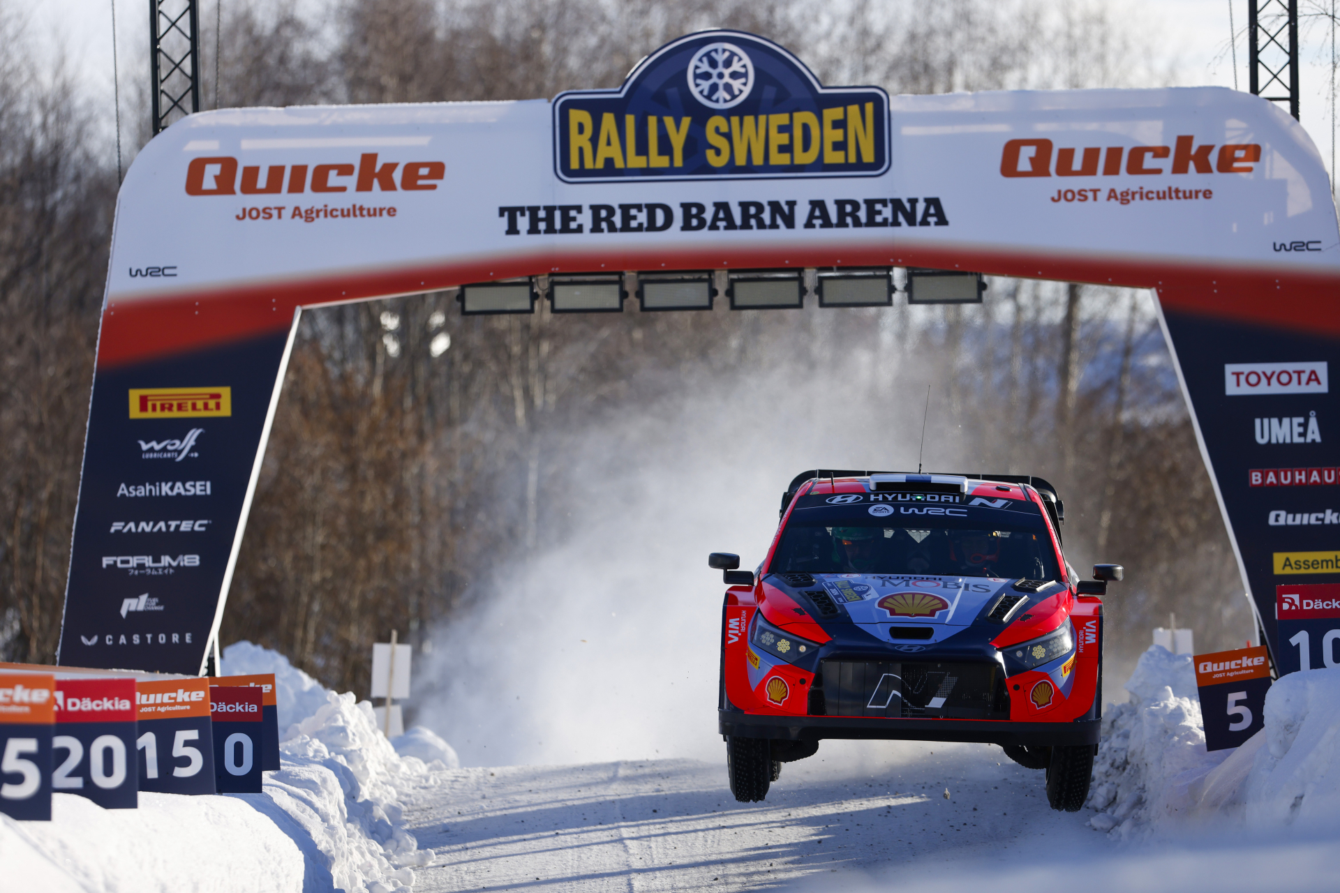 현대차 월드랠리팀, 2024 WRC 개막전 이어 스웨덴 랠리도 우승